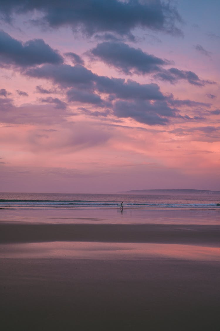 
A Beautiful Twilight On A Beach