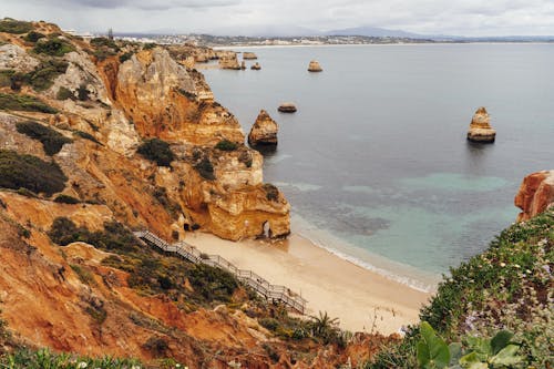 A View of a Beautiful Beach