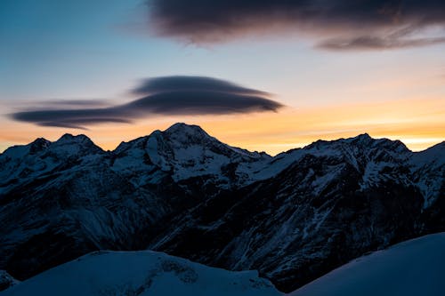 Gratis arkivbilde med fjellkjede, fjellutsikt, himmel