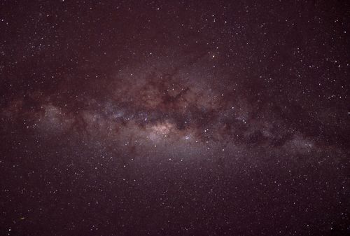 Free Captivating view of the Milky Way galaxy and starry night sky in Bilac, SP, Brasil. Stock Photo