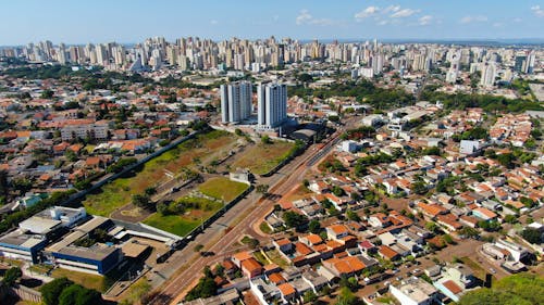 Foto d'estoc gratuïta de ciutat, edificis, foto des d'un dron