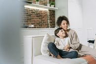 Free stock photo of adult, affection, at home