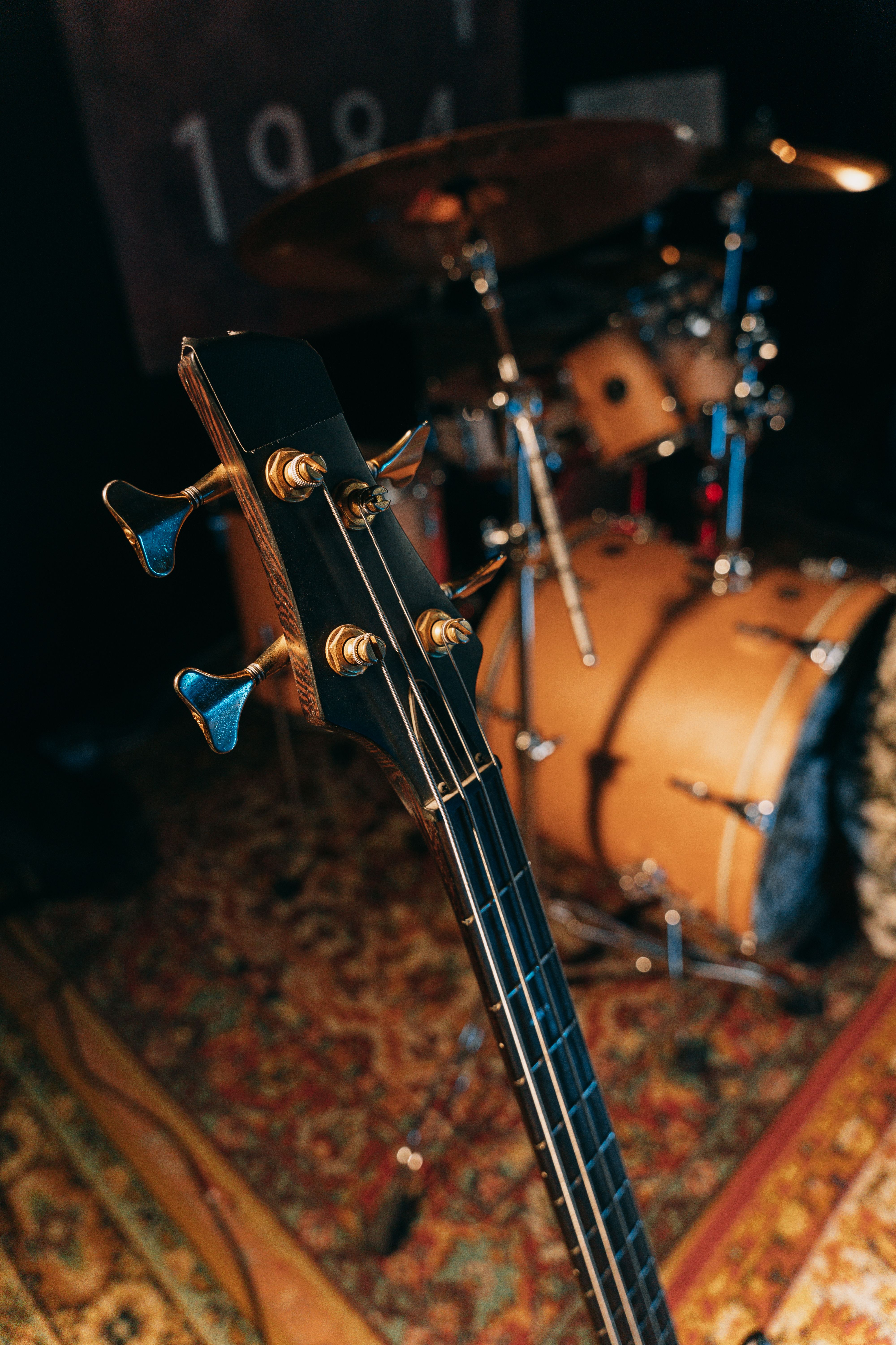 A Close-Up Shot of Bass Guitar · Free Stock Photo