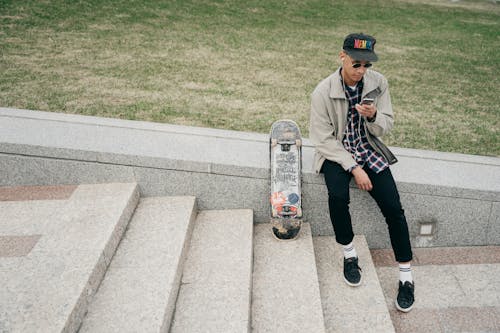 Δωρεάν στοκ φωτογραφιών με casual, cool, skateboard