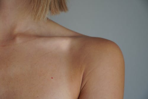 Bare Shoulder of a Young Woman