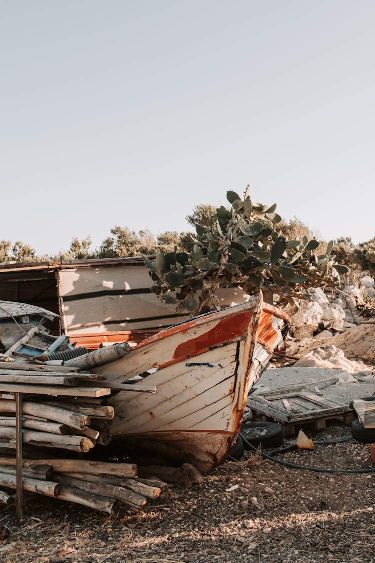 Old Broken Boat