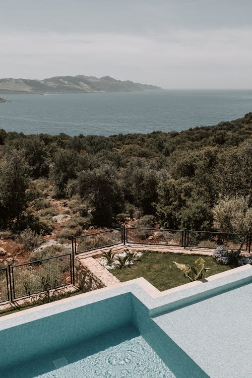 View Of The Sea From A Pool In The Balcony