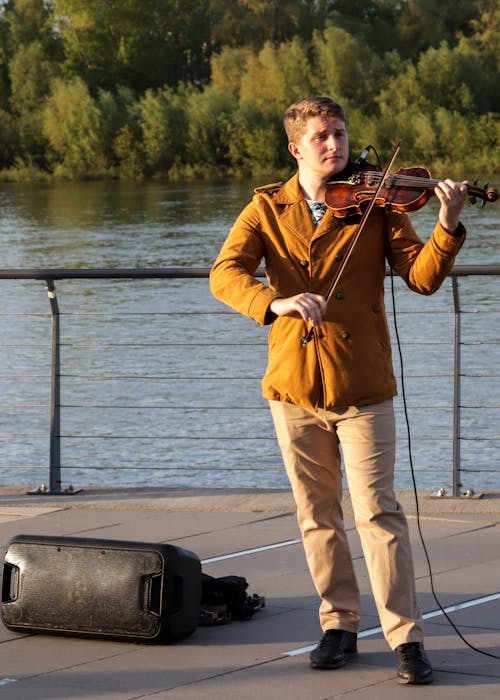 Imagine de stoc gratuită din artist, busker, donație