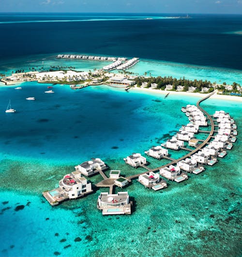 The View of the Jumeirah Maldives Olhahali Island