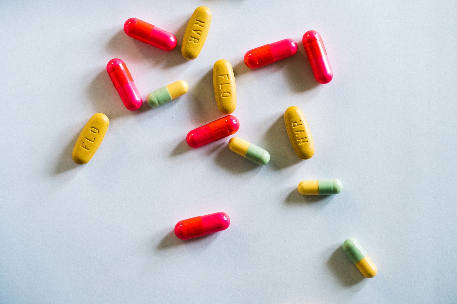 An assortment of prescription medications