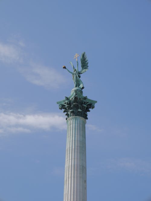 Statue of an Angel on a Pillar