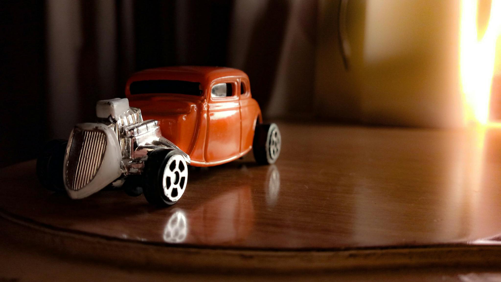 Free stock photo of antique, hotrod, toy car