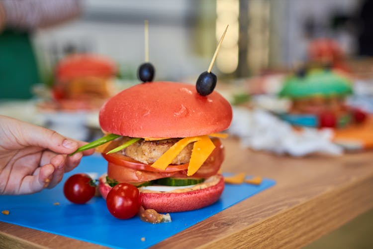 Burger On The Table