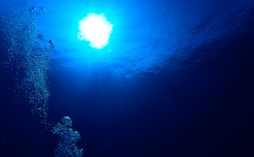 Základová fotografie zdarma na téma hluboký oceán, modrý oceán, voda