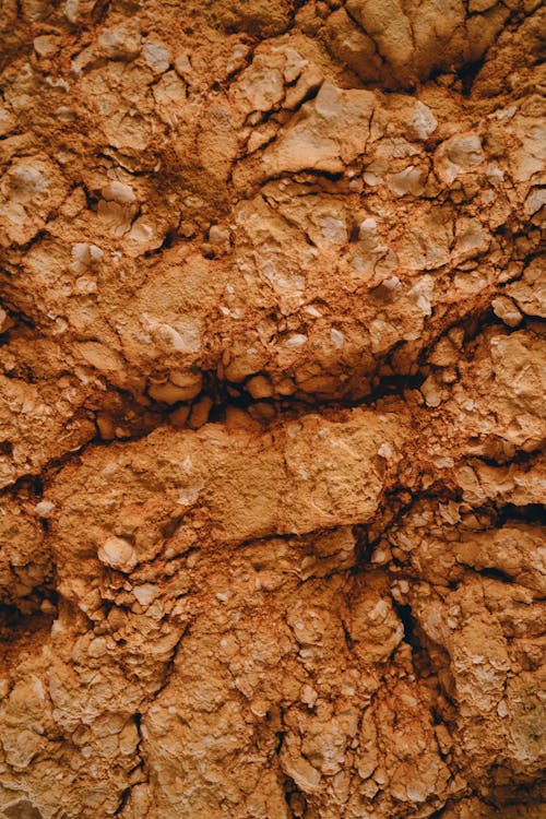 Brown Rock in Close Up Shot