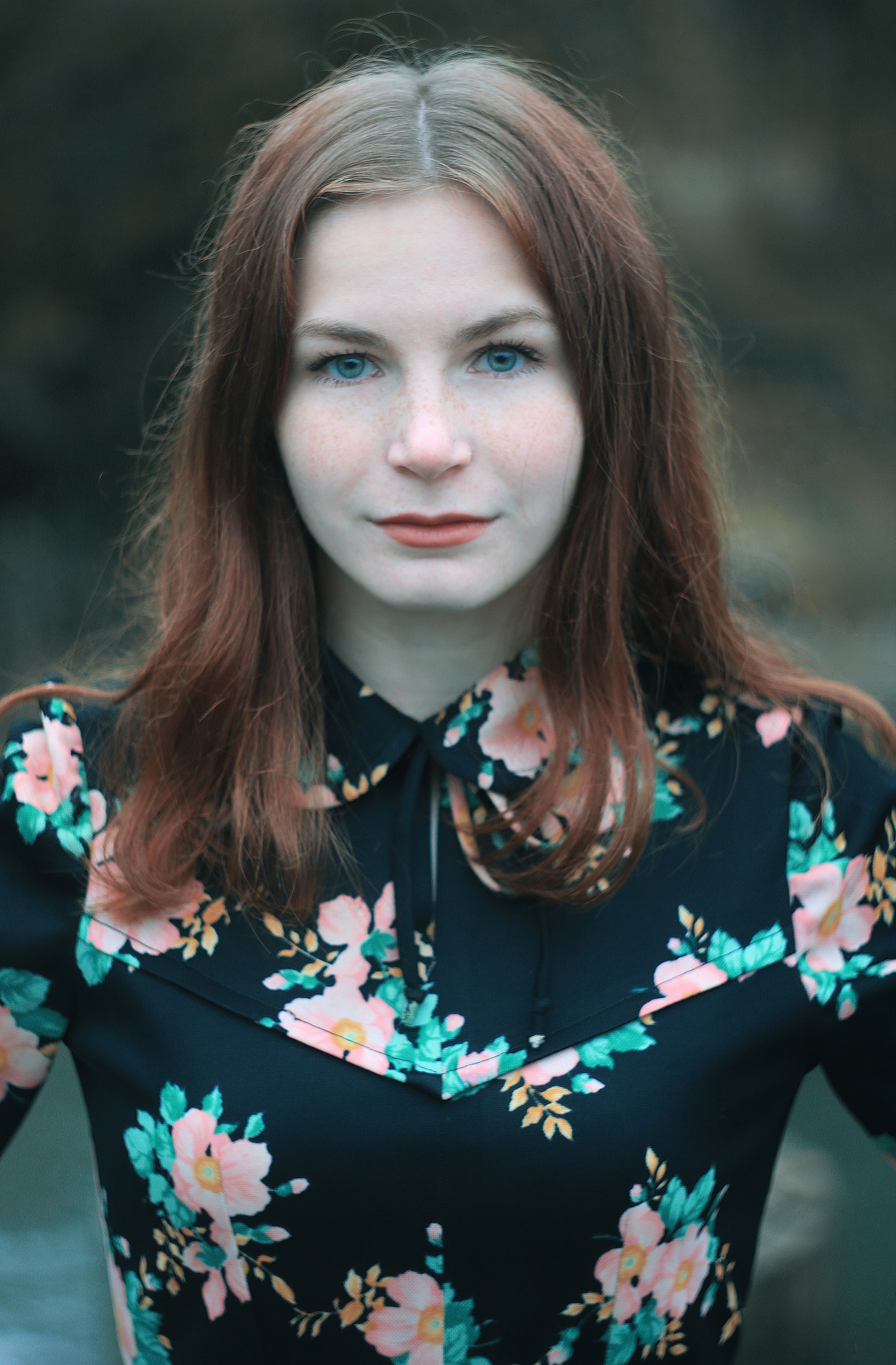 Woman in a Floral Dress · Free Stock Photo