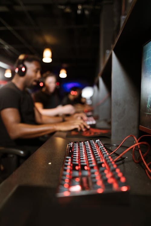 Shallow Focus Photo of a Mechanical Keyboard