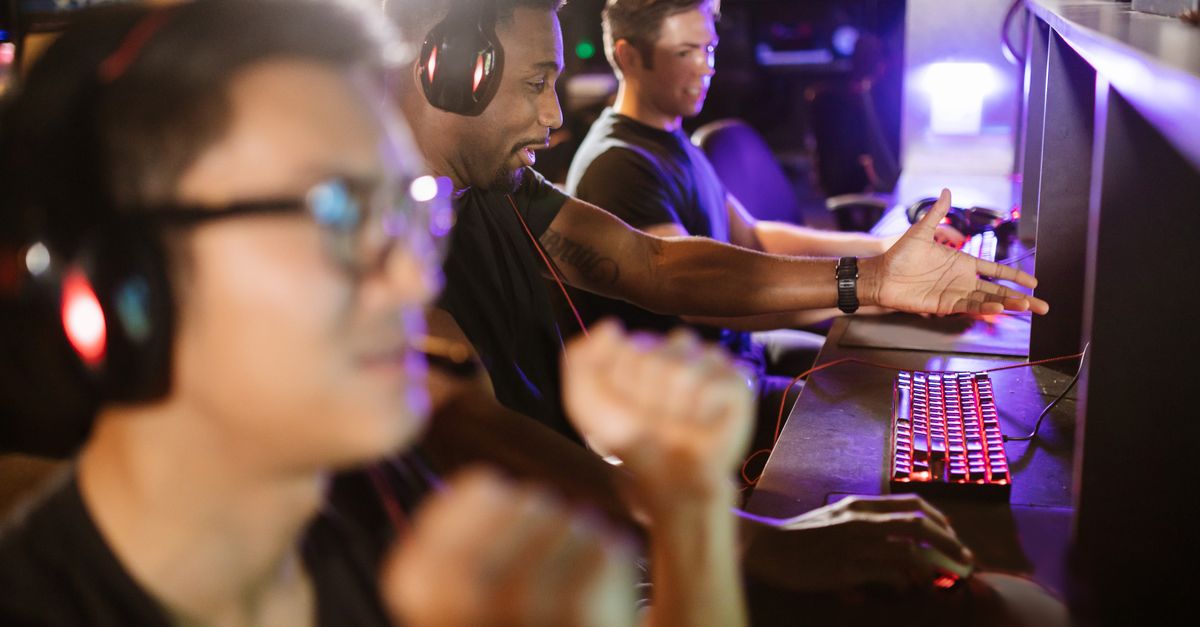 Men Playing Computer Games · Free Stock Photo