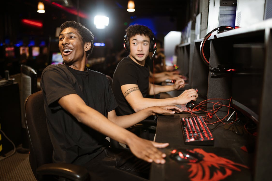 Men Playing Computer Games · Free Stock Photo