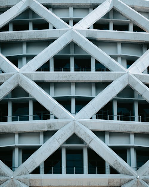 A White Concrete Building