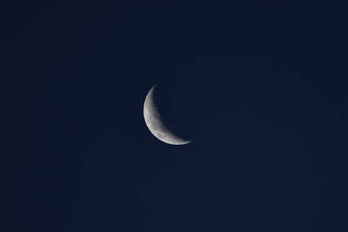 Free Photo of a Crescent Moon Stock Photo