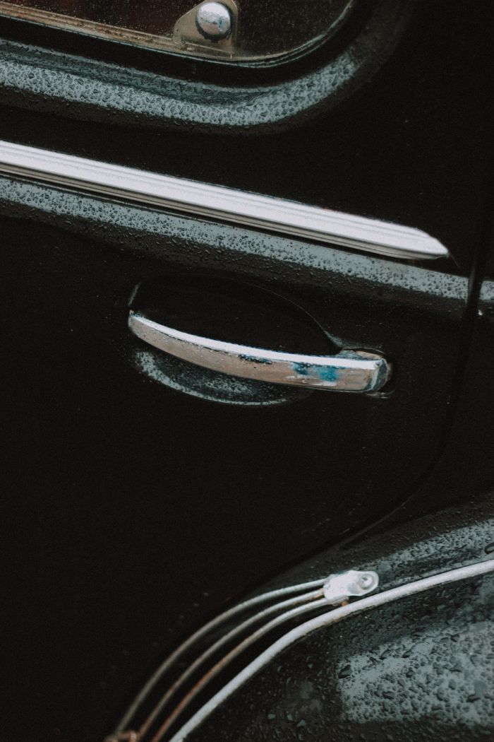 Chrome door handle covers