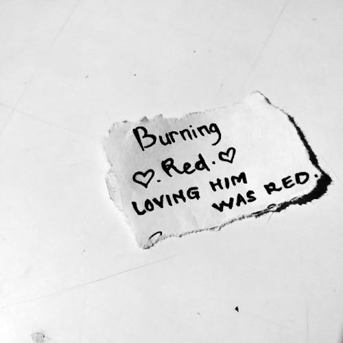 Hand Written Message on a Piece of Paper