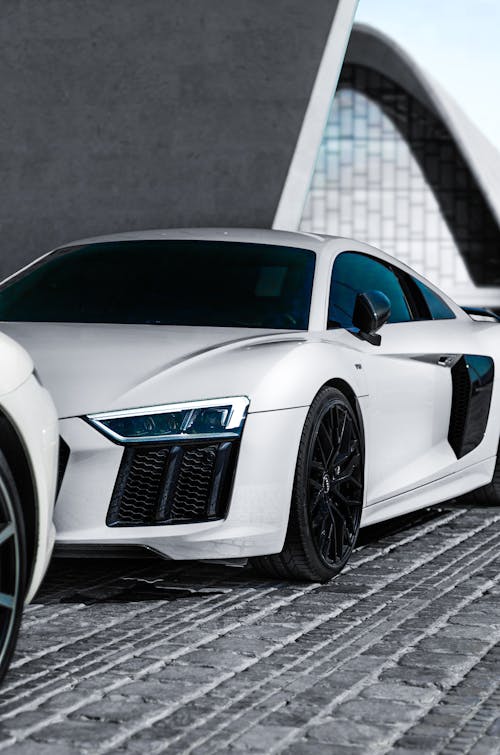 Бесплатное стоковое фото с audi r8, автомашина, белая машина