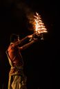 A Woman Holding a Torch