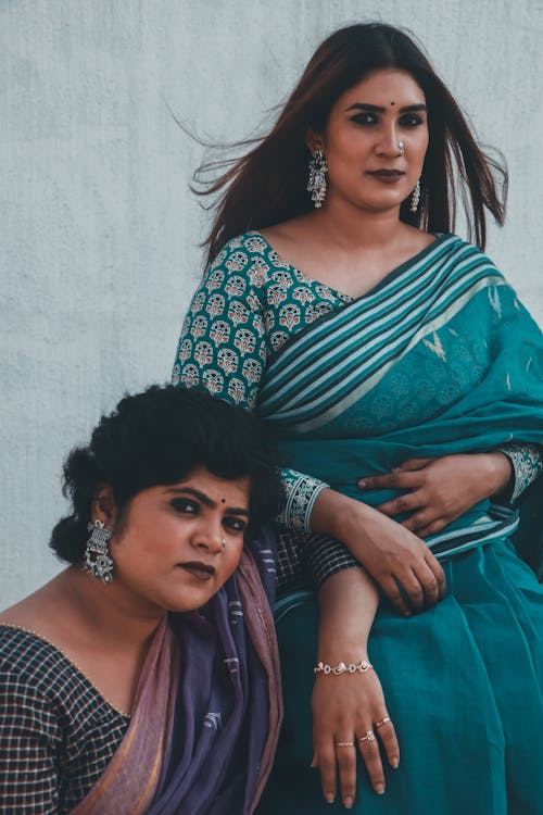 Two Women in Saree