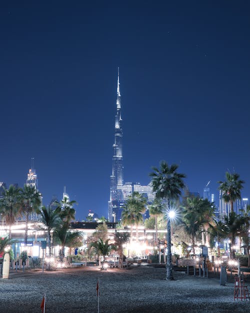 Free stock photo of at night, big city, burj al arab