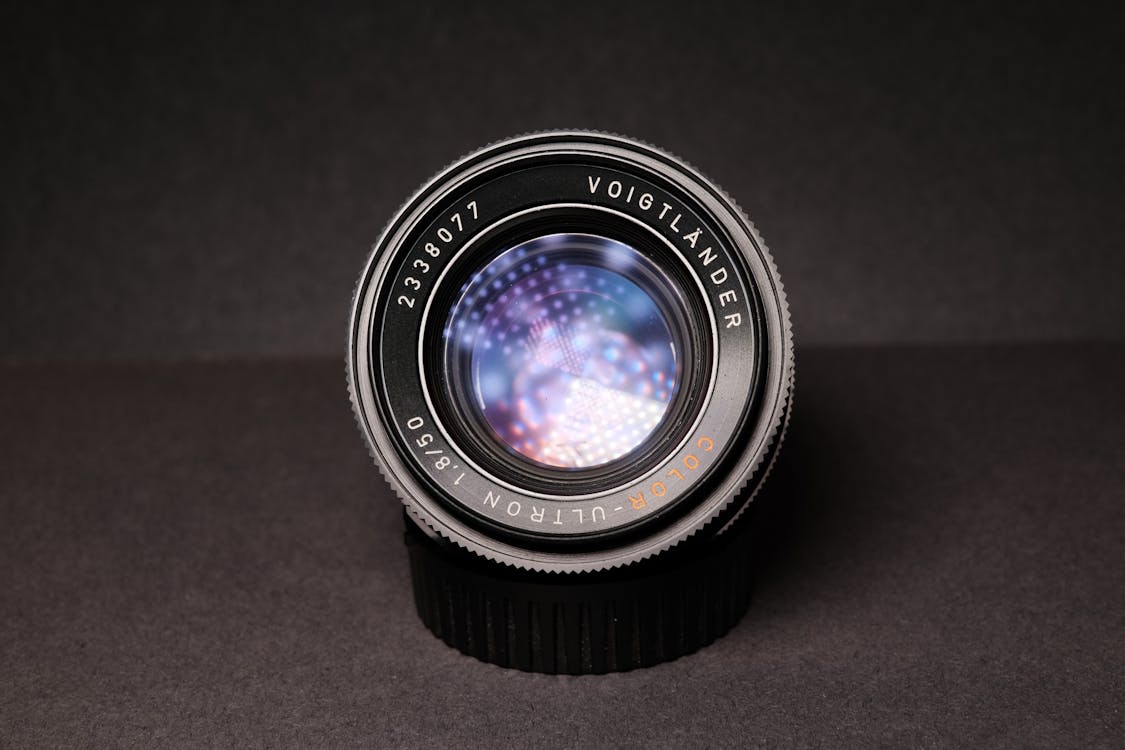 Close-Up Photography of Black Dslr Camera Lens