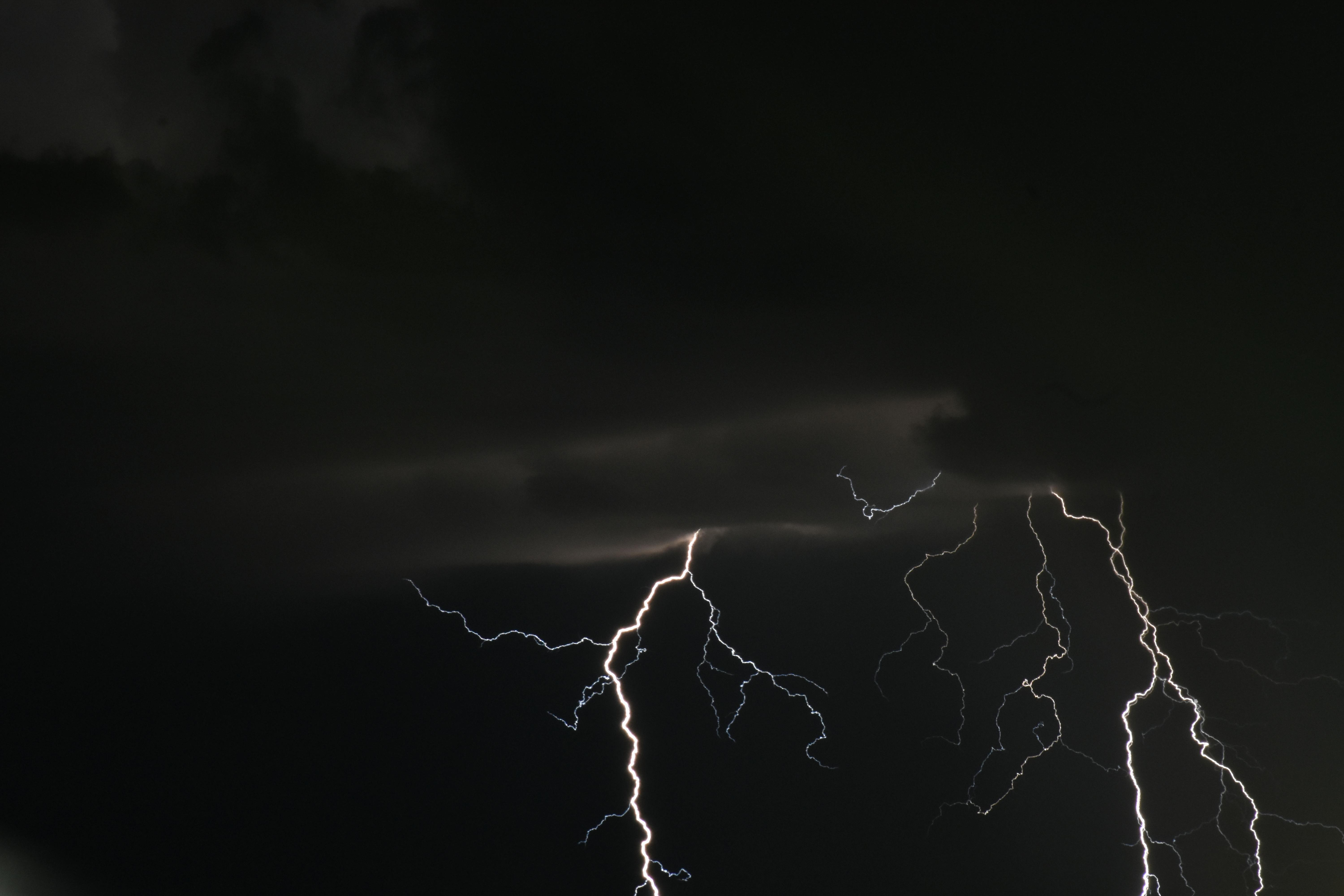 Free stock photo of clouds, lightning, lightning strike