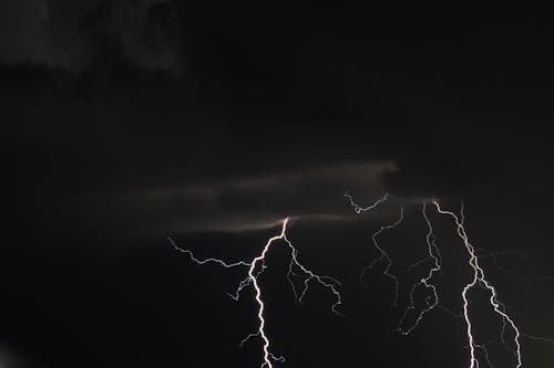 Free stock photo of clouds, lightning, lightning strike