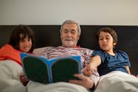 Free stock photo of adult, bed, child