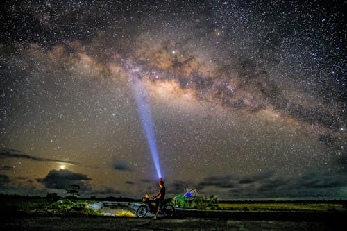 Foto stok gratis artis, astrofotografi, Bima Sakti