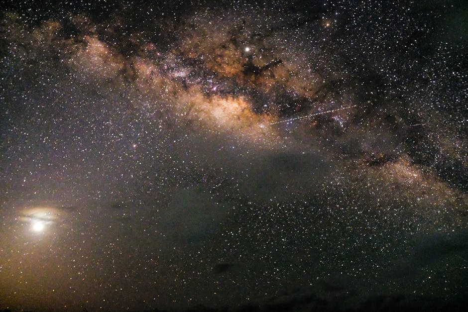 A breathtaking capture of the Milky Way galaxy, showcasing the brilliance of the starry night sky.