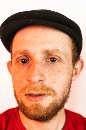 Portrait of Daniel K., passport photo client