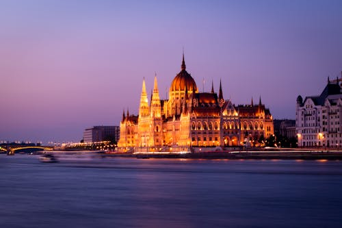 Gratis lagerfoto af belyst, Budapest, budapest-parlamentet Lagerfoto