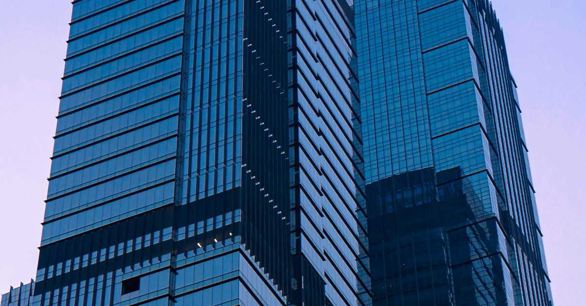 Blue High Rise Building · Free Stock Photo