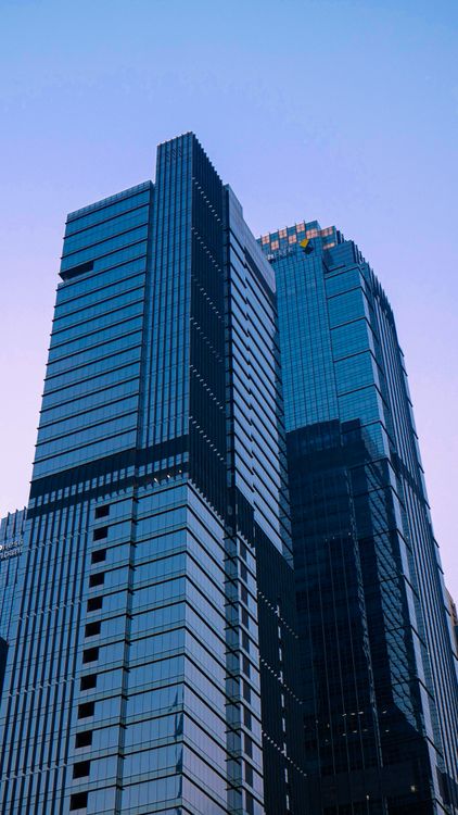 Blue High Rise Building · Free Stock Photo
