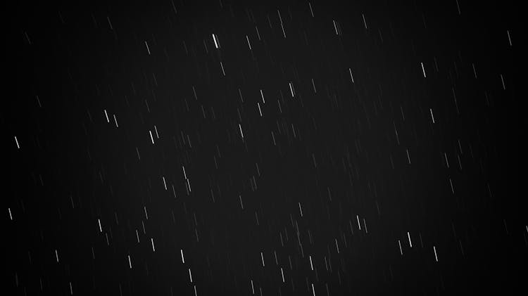 Grayscale Of Long-Exposure Of Stars