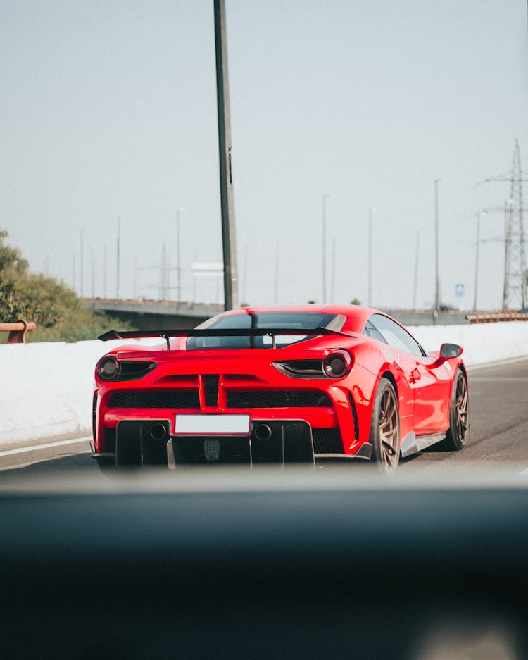 

A Ferrari On A Road