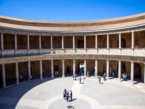 
The Palace of Charles V in Spain