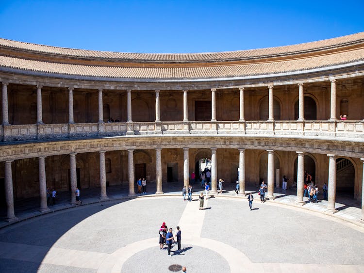 
The Palace Of Charles V In Spain