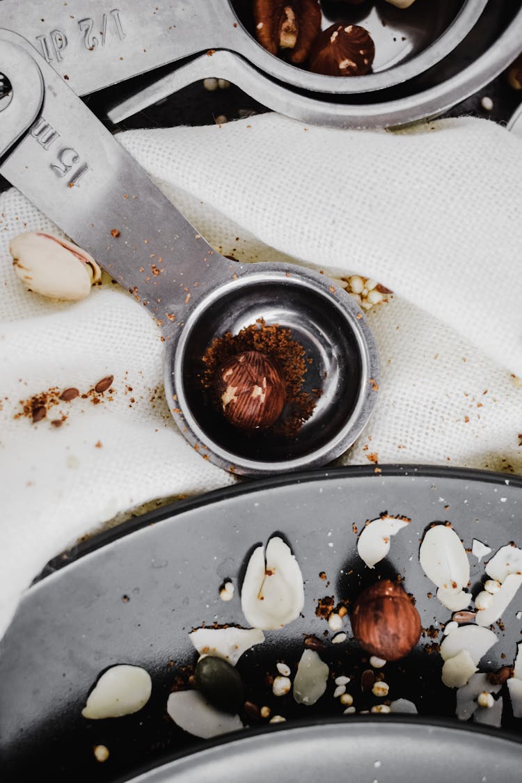 Close-up Of A Measuring Spoon 