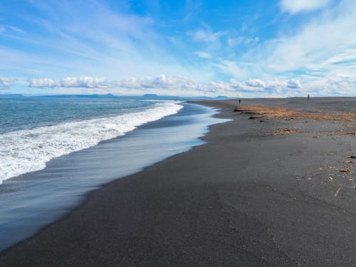 Waves Crashing on Shore