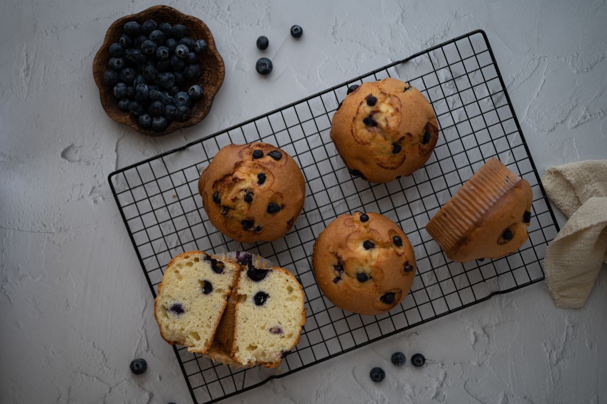 Blueberry muffins