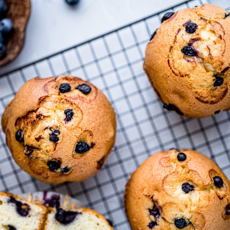 Bakery-Style Blueberry Muffins