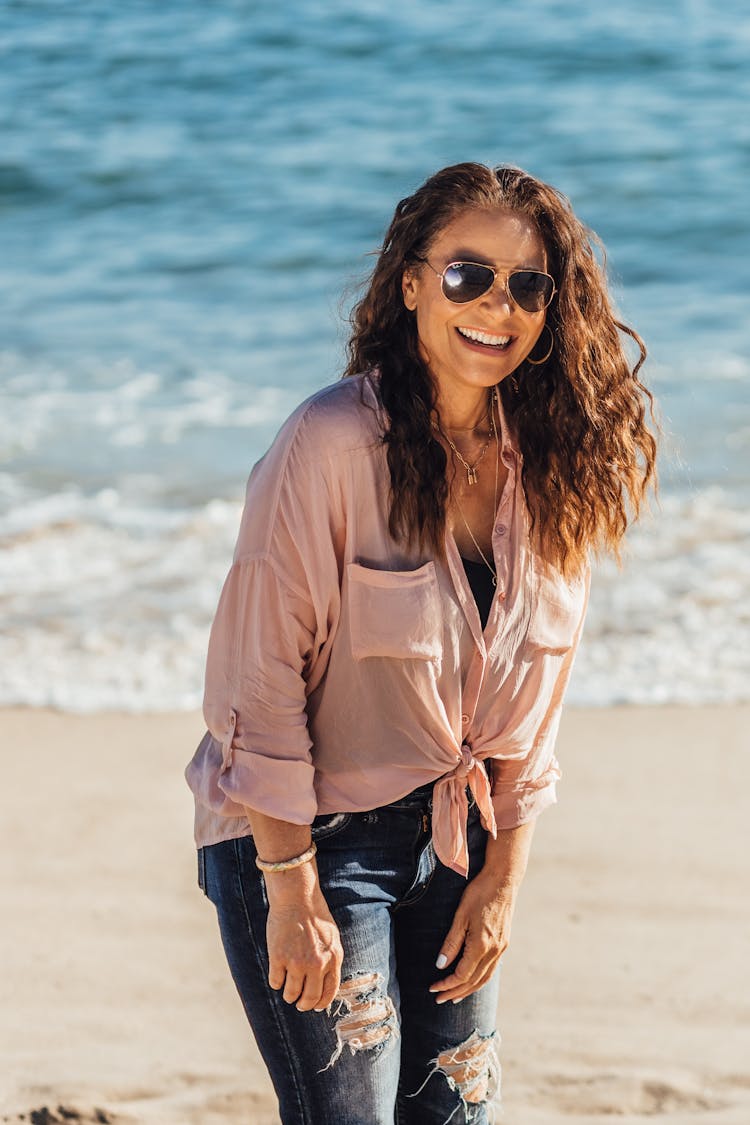 A Woman At The Beach 